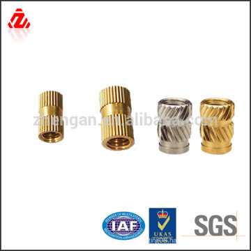 high quality Brass knurled nut